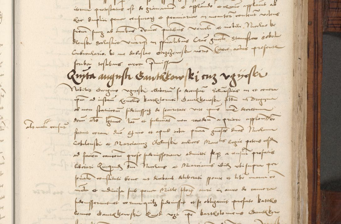 Zdjęcie nr 583 dla obiektu archiwalnego: Volumen III actorum episcopalium R.R.  Joannis Konarski episcopi Cracoviensis ex annis 18 I 1520-27 III 1524