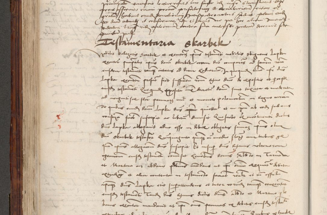 Zdjęcie nr 550 dla obiektu archiwalnego: Volumen III actorum episcopalium R.R.  Joannis Konarski episcopi Cracoviensis ex annis 18 I 1520-27 III 1524