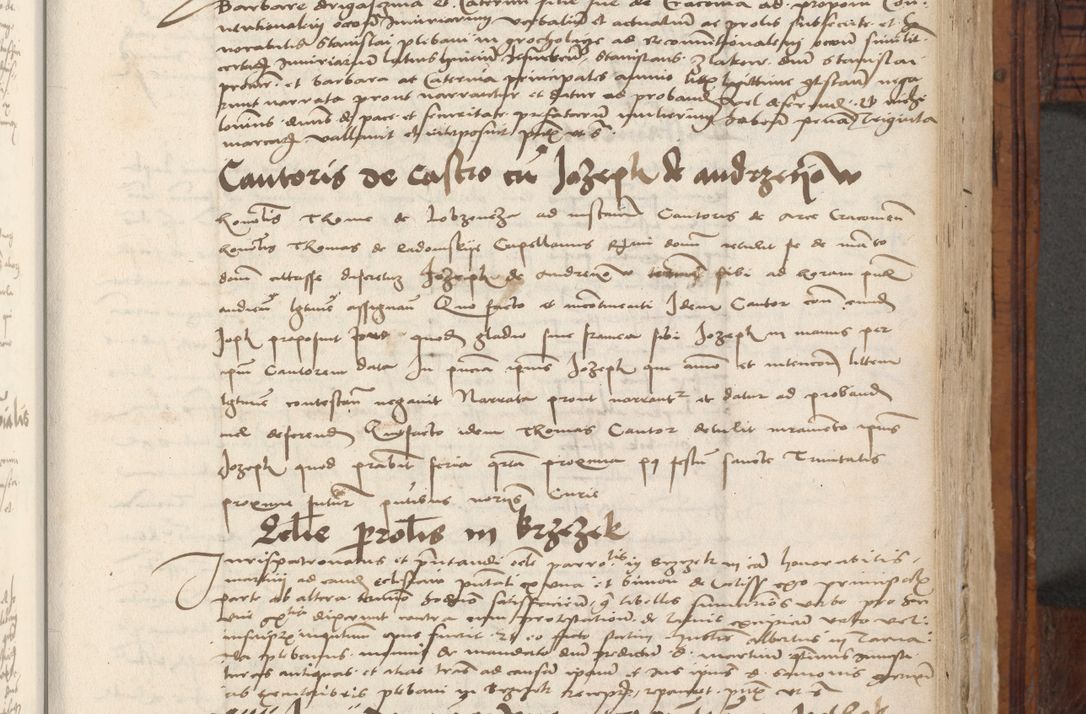 Zdjęcie nr 549 dla obiektu archiwalnego: Volumen III actorum episcopalium R.R.  Joannis Konarski episcopi Cracoviensis ex annis 18 I 1520-27 III 1524