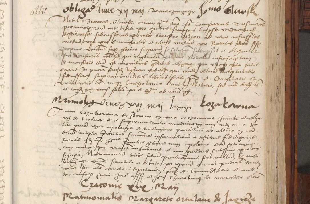 Zdjęcie nr 535 dla obiektu archiwalnego: Volumen III actorum episcopalium R.R.  Joannis Konarski episcopi Cracoviensis ex annis 18 I 1520-27 III 1524