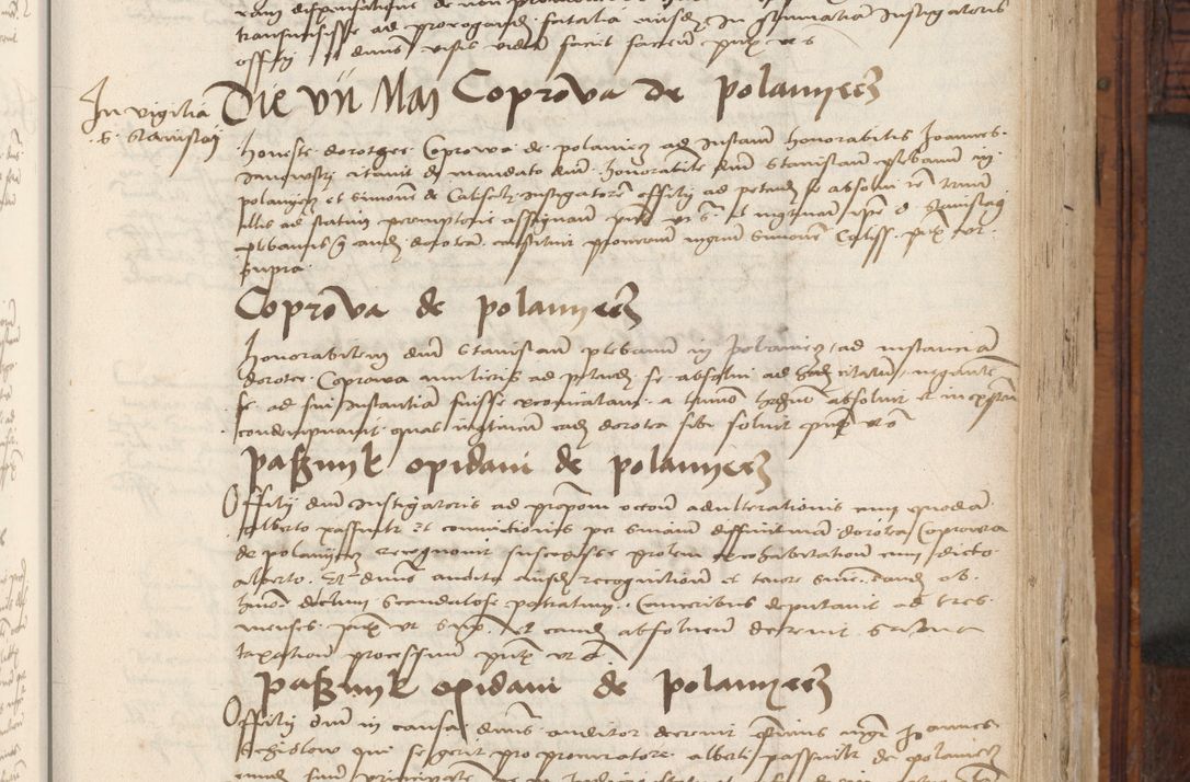 Zdjęcie nr 531 dla obiektu archiwalnego: Volumen III actorum episcopalium R.R.  Joannis Konarski episcopi Cracoviensis ex annis 18 I 1520-27 III 1524