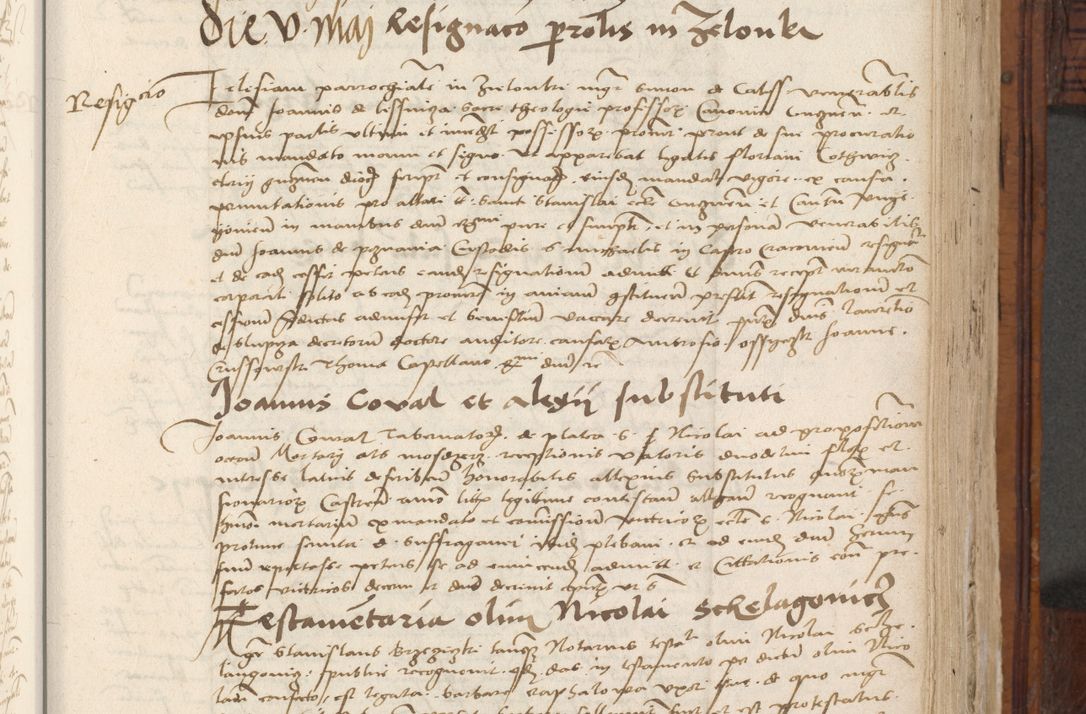 Zdjęcie nr 529 dla obiektu archiwalnego: Volumen III actorum episcopalium R.R.  Joannis Konarski episcopi Cracoviensis ex annis 18 I 1520-27 III 1524