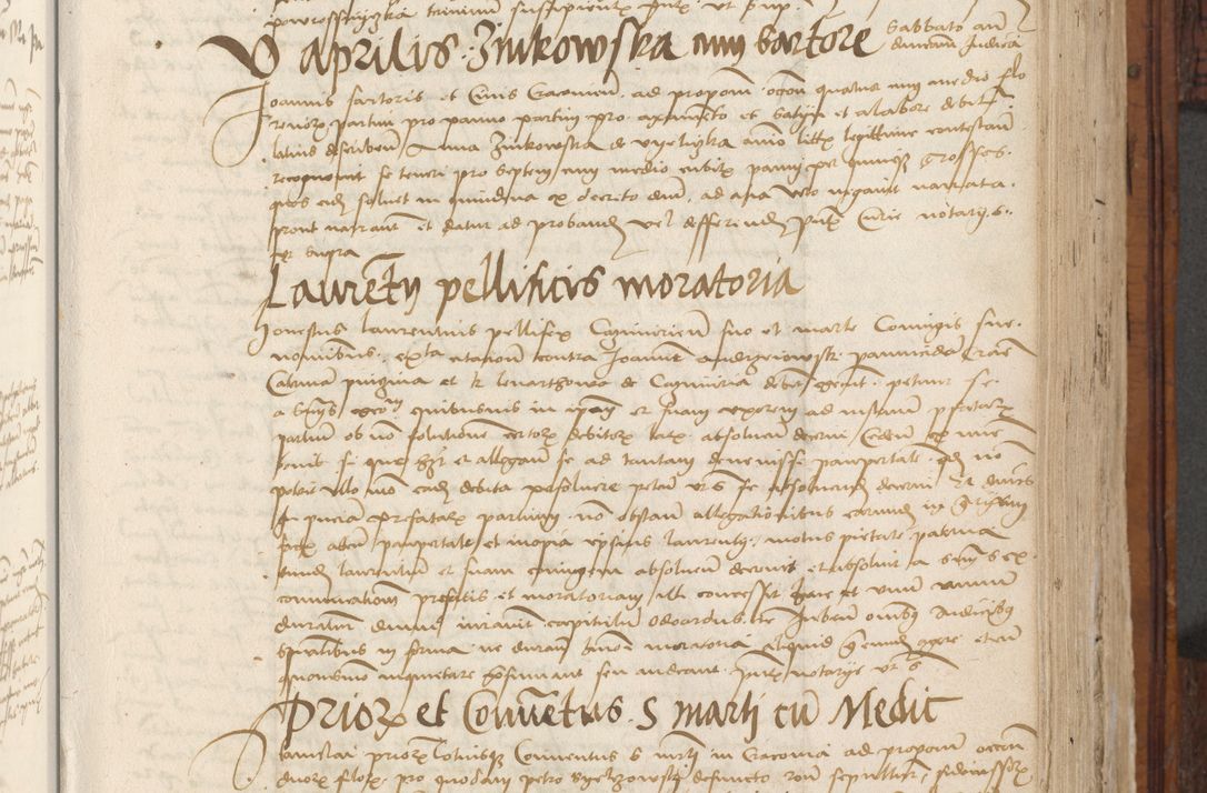 Zdjęcie nr 513 dla obiektu archiwalnego: Volumen III actorum episcopalium R.R.  Joannis Konarski episcopi Cracoviensis ex annis 18 I 1520-27 III 1524