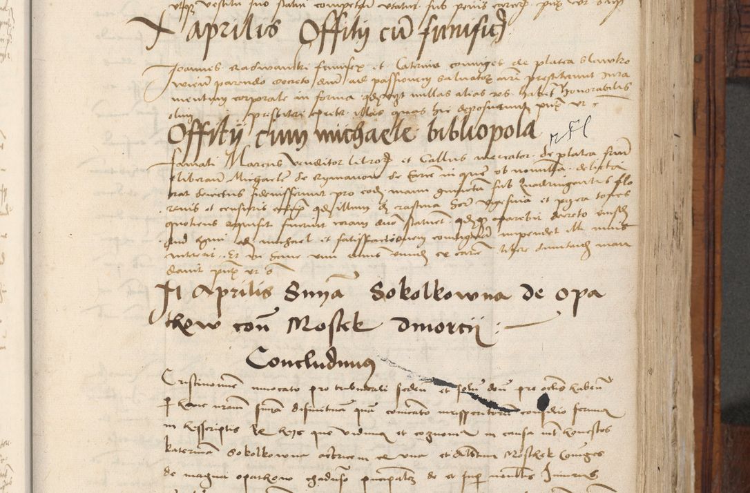 Zdjęcie nr 517 dla obiektu archiwalnego: Volumen III actorum episcopalium R.R.  Joannis Konarski episcopi Cracoviensis ex annis 18 I 1520-27 III 1524