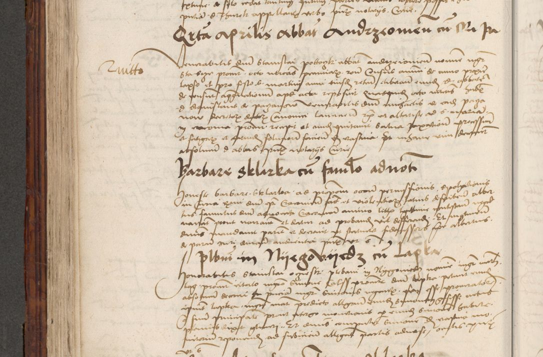 Zdjęcie nr 512 dla obiektu archiwalnego: Volumen III actorum episcopalium R.R.  Joannis Konarski episcopi Cracoviensis ex annis 18 I 1520-27 III 1524