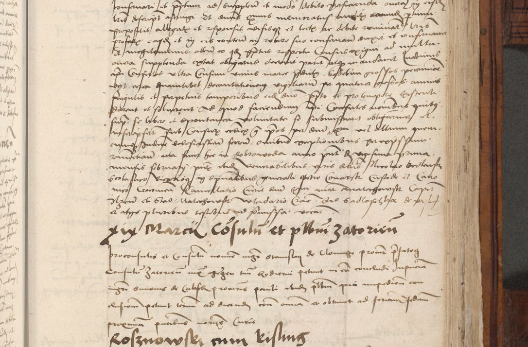 Zdjęcie nr 499 dla obiektu archiwalnego: Volumen III actorum episcopalium R.R.  Joannis Konarski episcopi Cracoviensis ex annis 18 I 1520-27 III 1524