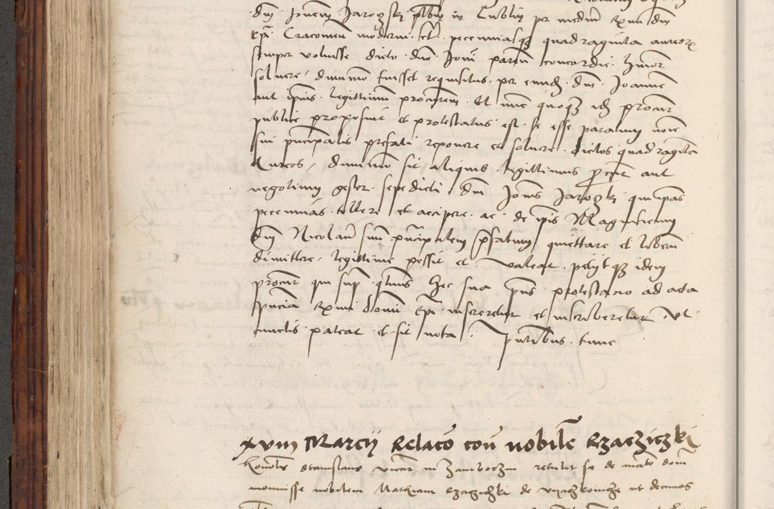 Zdjęcie nr 496 dla obiektu archiwalnego: Volumen III actorum episcopalium R.R.  Joannis Konarski episcopi Cracoviensis ex annis 18 I 1520-27 III 1524