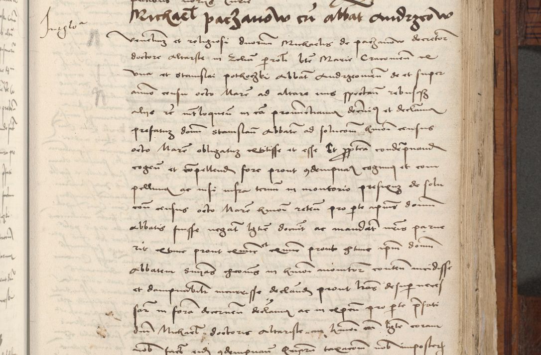 Zdjęcie nr 487 dla obiektu archiwalnego: Volumen III actorum episcopalium R.R.  Joannis Konarski episcopi Cracoviensis ex annis 18 I 1520-27 III 1524