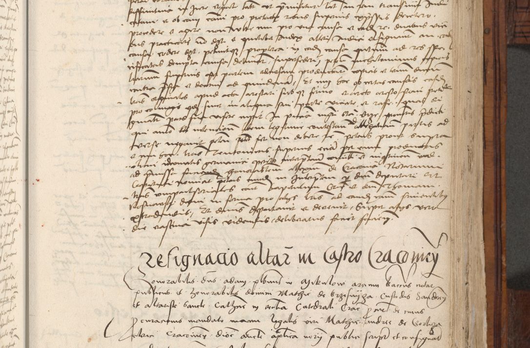 Zdjęcie nr 489 dla obiektu archiwalnego: Volumen III actorum episcopalium R.R.  Joannis Konarski episcopi Cracoviensis ex annis 18 I 1520-27 III 1524