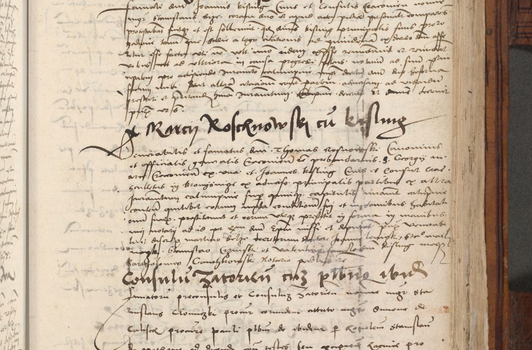 Zdjęcie nr 485 dla obiektu archiwalnego: Volumen III actorum episcopalium R.R.  Joannis Konarski episcopi Cracoviensis ex annis 18 I 1520-27 III 1524
