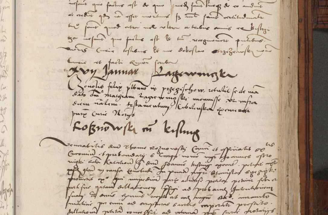 Zdjęcie nr 455 dla obiektu archiwalnego: Volumen III actorum episcopalium R.R.  Joannis Konarski episcopi Cracoviensis ex annis 18 I 1520-27 III 1524