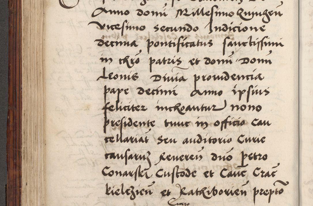 Zdjęcie nr 444 dla obiektu archiwalnego: Volumen III actorum episcopalium R.R.  Joannis Konarski episcopi Cracoviensis ex annis 18 I 1520-27 III 1524