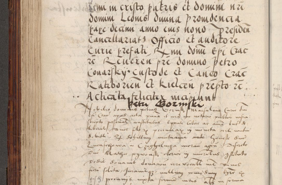 Zdjęcie nr 426 dla obiektu archiwalnego: Volumen III actorum episcopalium R.R.  Joannis Konarski episcopi Cracoviensis ex annis 18 I 1520-27 III 1524