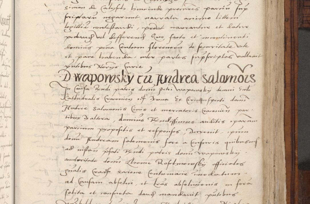 Zdjęcie nr 397 dla obiektu archiwalnego: Volumen III actorum episcopalium R.R.  Joannis Konarski episcopi Cracoviensis ex annis 18 I 1520-27 III 1524