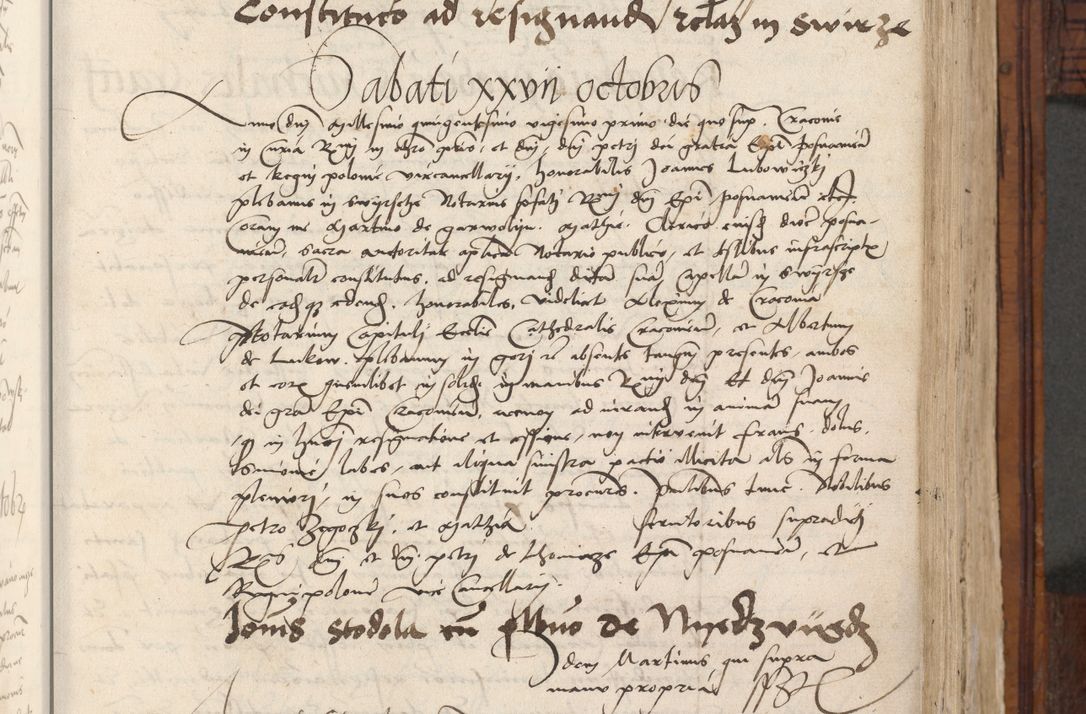 Zdjęcie nr 395 dla obiektu archiwalnego: Volumen III actorum episcopalium R.R.  Joannis Konarski episcopi Cracoviensis ex annis 18 I 1520-27 III 1524