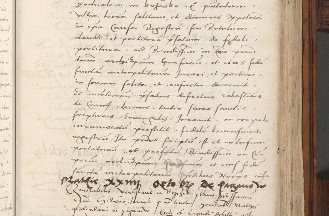Zdjęcie nr 393 dla obiektu archiwalnego: Volumen III actorum episcopalium R.R.  Joannis Konarski episcopi Cracoviensis ex annis 18 I 1520-27 III 1524
