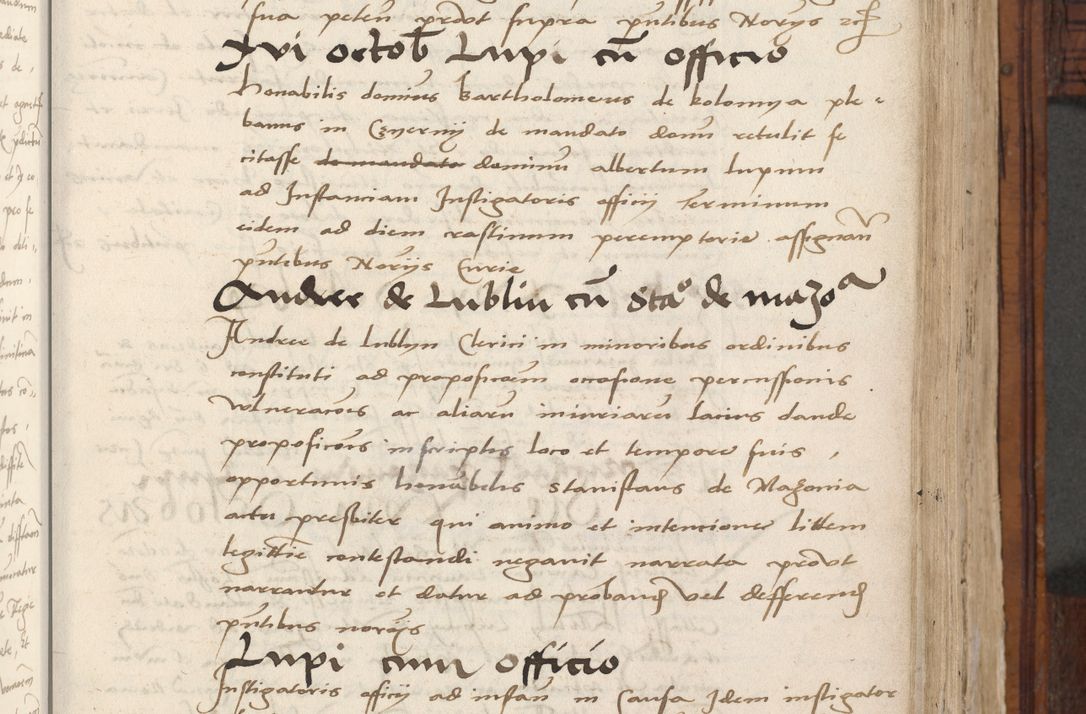 Zdjęcie nr 389 dla obiektu archiwalnego: Volumen III actorum episcopalium R.R.  Joannis Konarski episcopi Cracoviensis ex annis 18 I 1520-27 III 1524