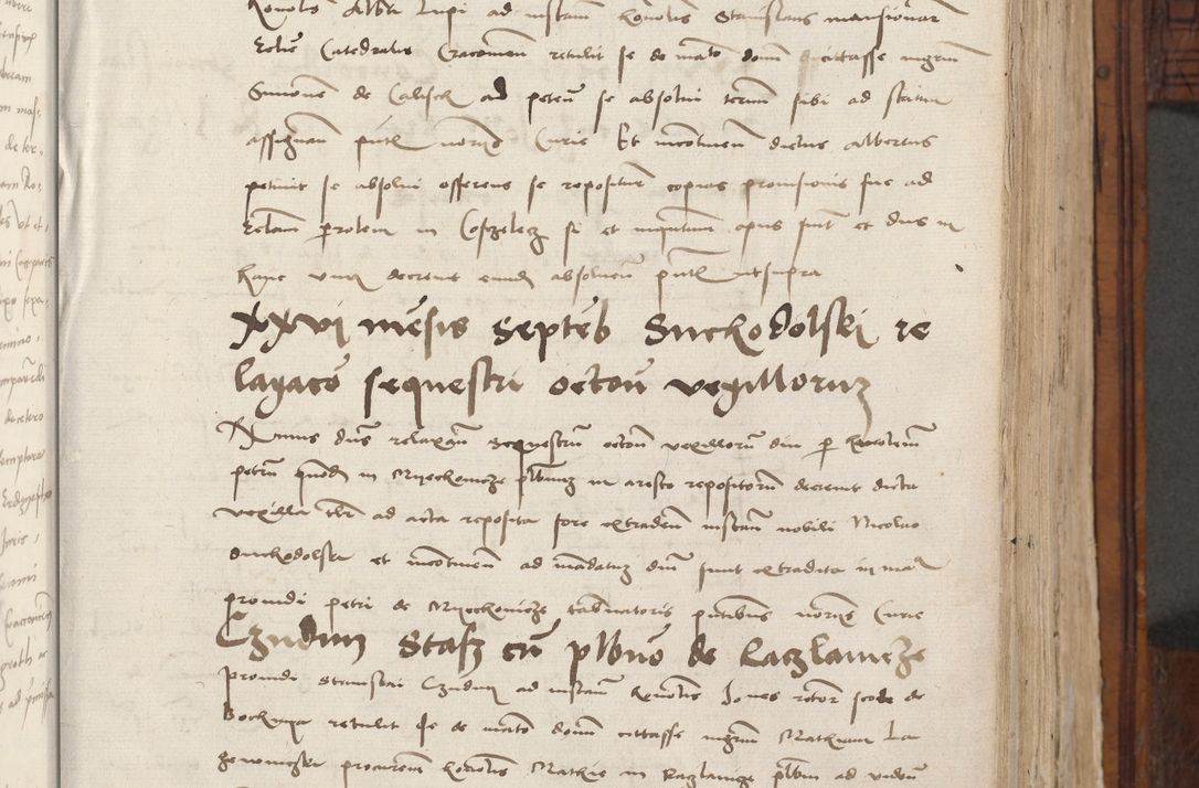 Zdjęcie nr 377 dla obiektu archiwalnego: Volumen III actorum episcopalium R.R.  Joannis Konarski episcopi Cracoviensis ex annis 18 I 1520-27 III 1524
