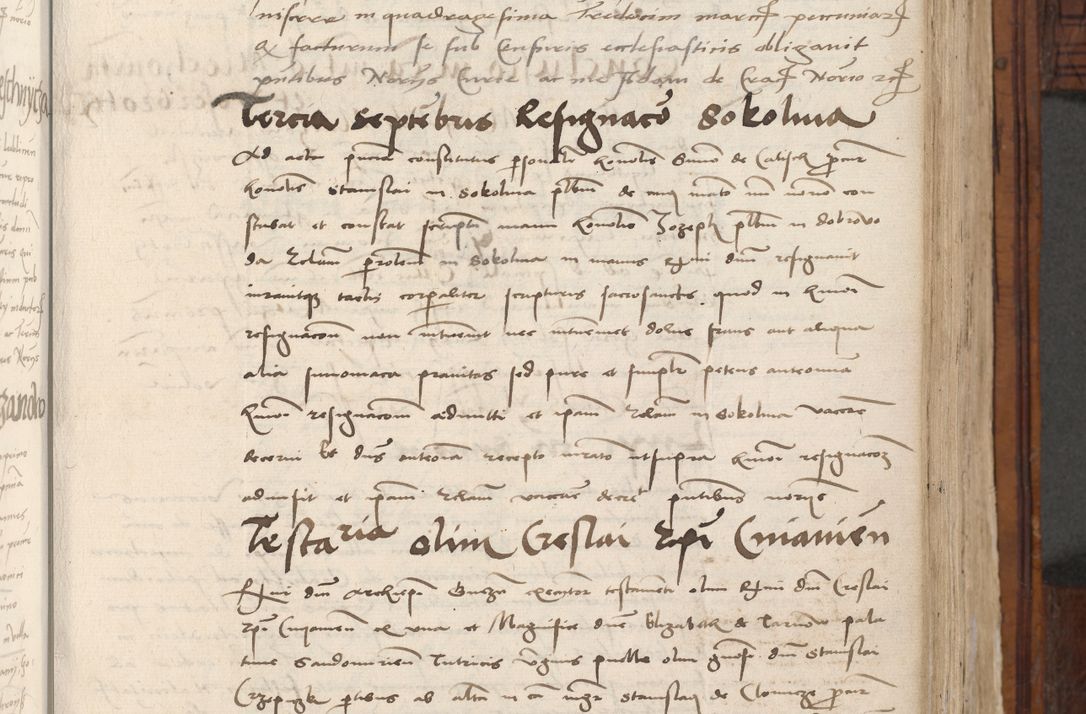 Zdjęcie nr 363 dla obiektu archiwalnego: Volumen III actorum episcopalium R.R.  Joannis Konarski episcopi Cracoviensis ex annis 18 I 1520-27 III 1524