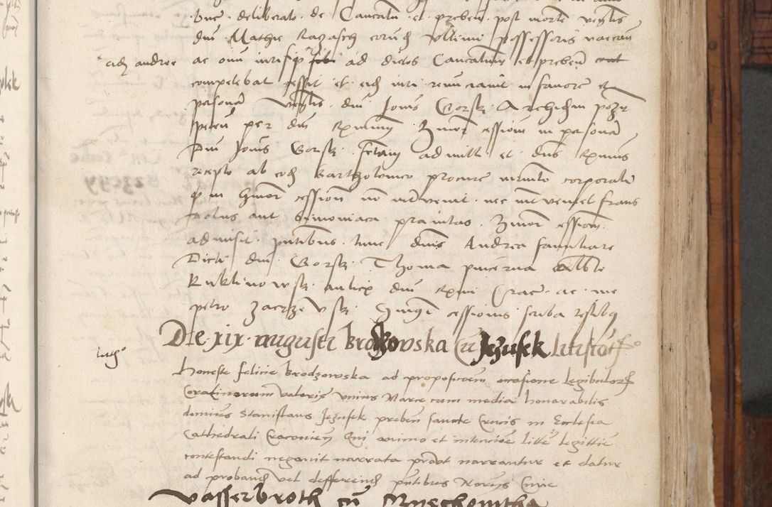 Zdjęcie nr 355 dla obiektu archiwalnego: Volumen III actorum episcopalium R.R.  Joannis Konarski episcopi Cracoviensis ex annis 18 I 1520-27 III 1524