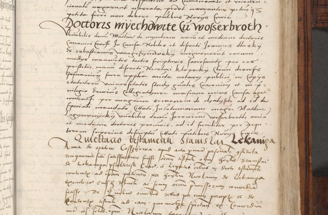 Zdjęcie nr 351 dla obiektu archiwalnego: Volumen III actorum episcopalium R.R.  Joannis Konarski episcopi Cracoviensis ex annis 18 I 1520-27 III 1524