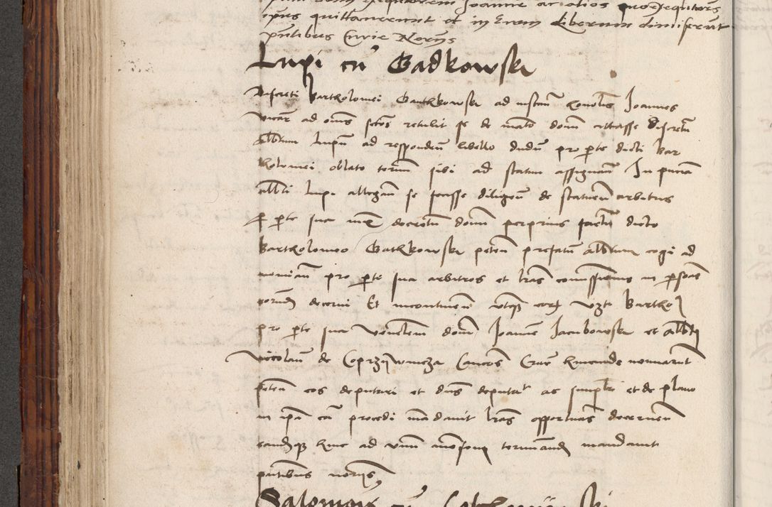 Zdjęcie nr 304 dla obiektu archiwalnego: Volumen III actorum episcopalium R.R.  Joannis Konarski episcopi Cracoviensis ex annis 18 I 1520-27 III 1524