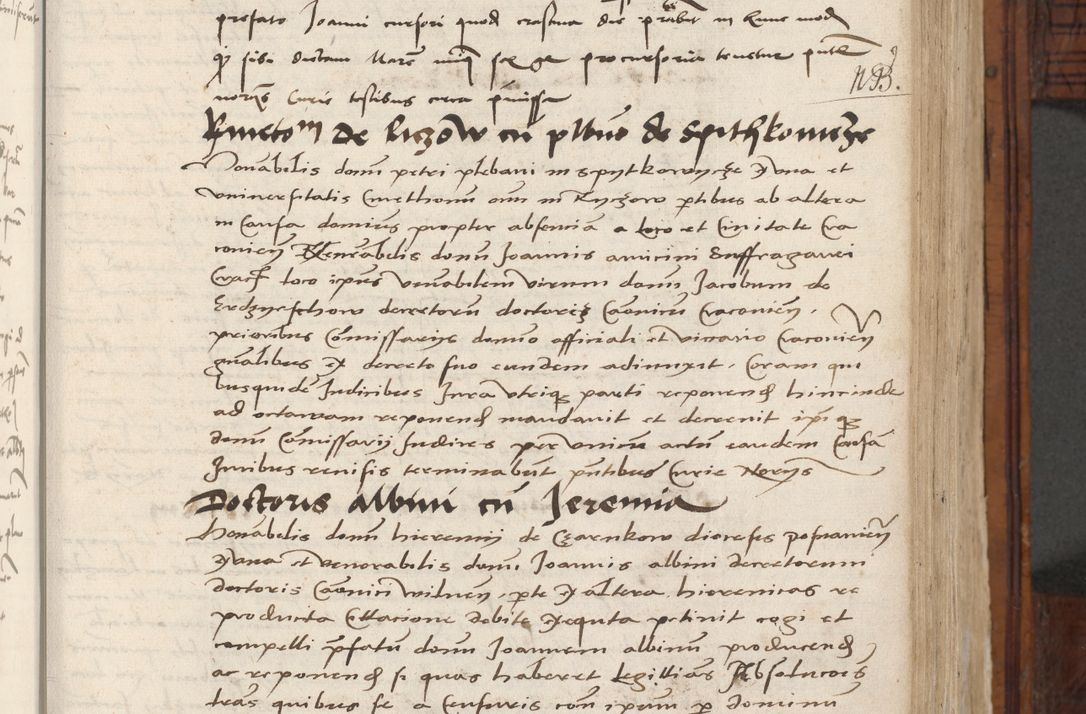 Zdjęcie nr 305 dla obiektu archiwalnego: Volumen III actorum episcopalium R.R.  Joannis Konarski episcopi Cracoviensis ex annis 18 I 1520-27 III 1524