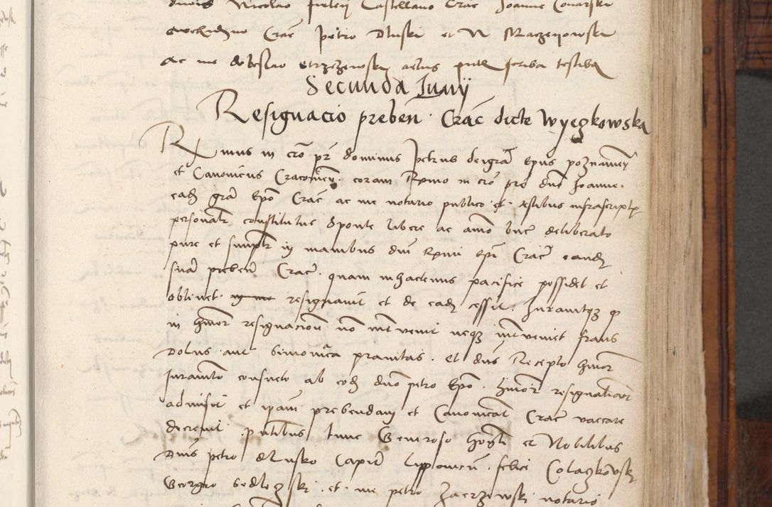 Zdjęcie nr 293 dla obiektu archiwalnego: Volumen III actorum episcopalium R.R.  Joannis Konarski episcopi Cracoviensis ex annis 18 I 1520-27 III 1524