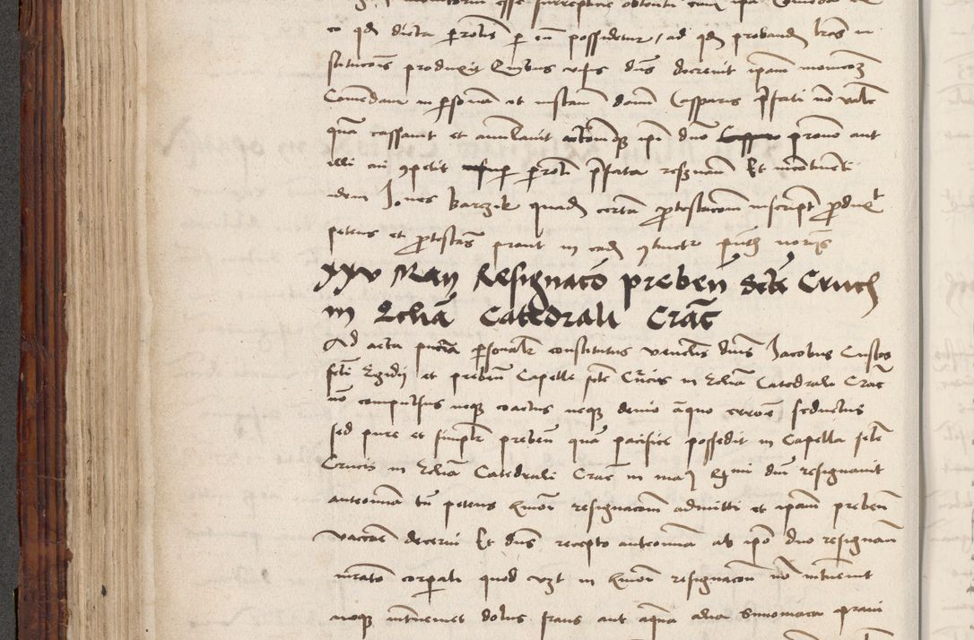 Zdjęcie nr 284 dla obiektu archiwalnego: Volumen III actorum episcopalium R.R.  Joannis Konarski episcopi Cracoviensis ex annis 18 I 1520-27 III 1524