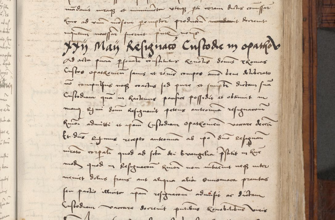 Zdjęcie nr 283 dla obiektu archiwalnego: Volumen III actorum episcopalium R.R.  Joannis Konarski episcopi Cracoviensis ex annis 18 I 1520-27 III 1524
