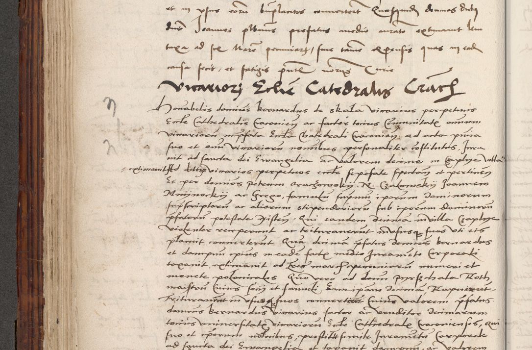 Zdjęcie nr 288 dla obiektu archiwalnego: Volumen III actorum episcopalium R.R.  Joannis Konarski episcopi Cracoviensis ex annis 18 I 1520-27 III 1524