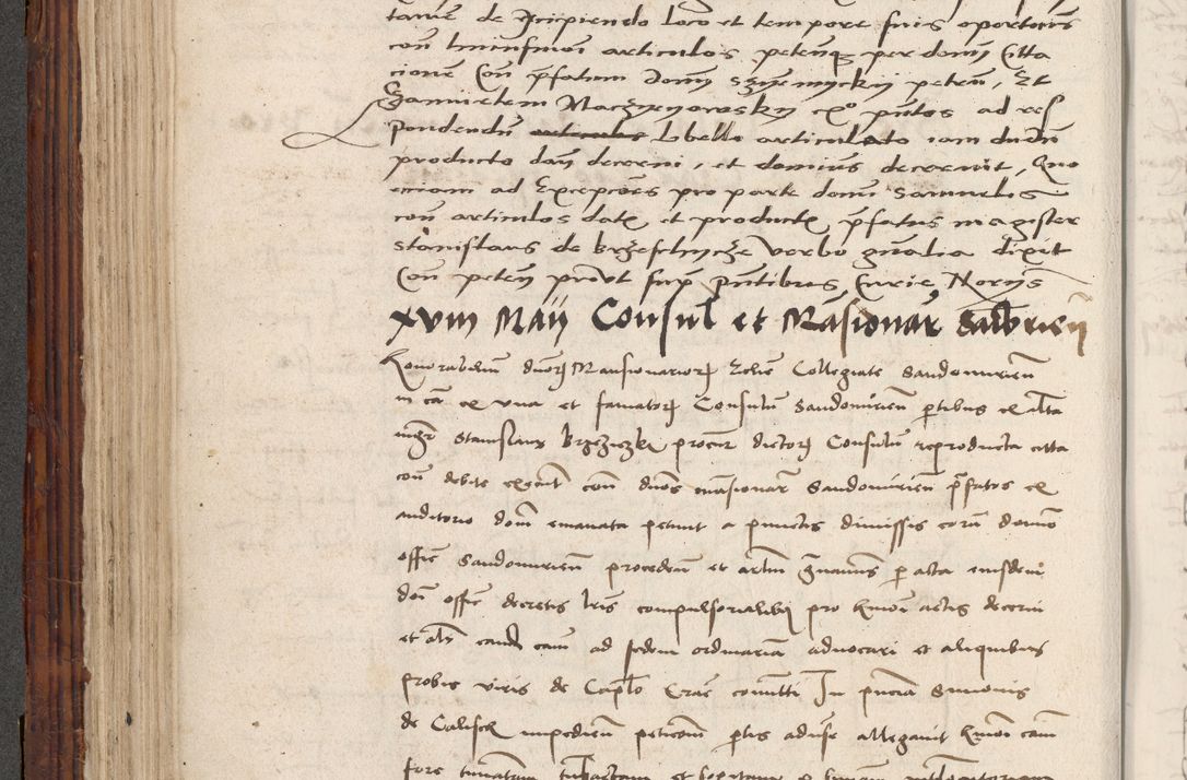 Zdjęcie nr 282 dla obiektu archiwalnego: Volumen III actorum episcopalium R.R.  Joannis Konarski episcopi Cracoviensis ex annis 18 I 1520-27 III 1524