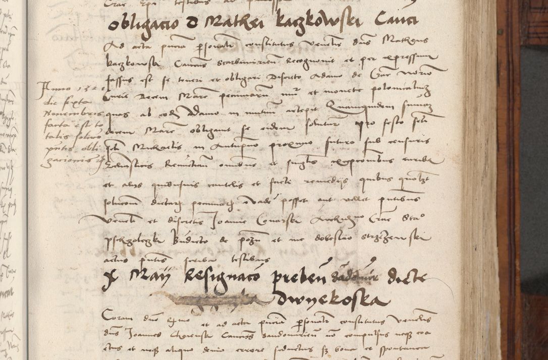 Zdjęcie nr 273 dla obiektu archiwalnego: Volumen III actorum episcopalium R.R.  Joannis Konarski episcopi Cracoviensis ex annis 18 I 1520-27 III 1524