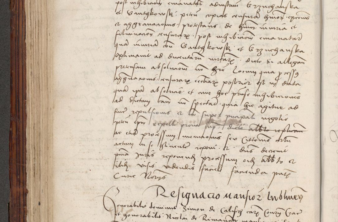 Zdjęcie nr 266 dla obiektu archiwalnego: Volumen III actorum episcopalium R.R.  Joannis Konarski episcopi Cracoviensis ex annis 18 I 1520-27 III 1524