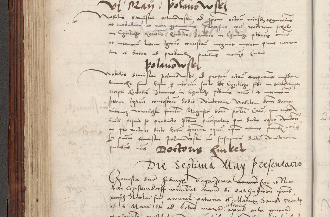 Zdjęcie nr 270 dla obiektu archiwalnego: Volumen III actorum episcopalium R.R.  Joannis Konarski episcopi Cracoviensis ex annis 18 I 1520-27 III 1524