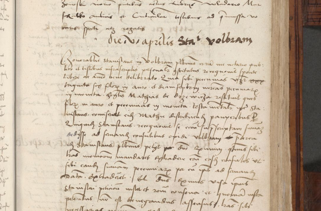 Zdjęcie nr 257 dla obiektu archiwalnego: Volumen III actorum episcopalium R.R.  Joannis Konarski episcopi Cracoviensis ex annis 18 I 1520-27 III 1524