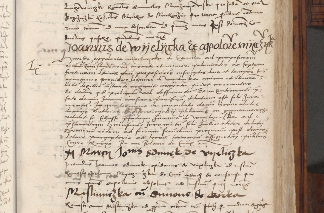 Zdjęcie nr 247 dla obiektu archiwalnego: Volumen III actorum episcopalium R.R.  Joannis Konarski episcopi Cracoviensis ex annis 18 I 1520-27 III 1524