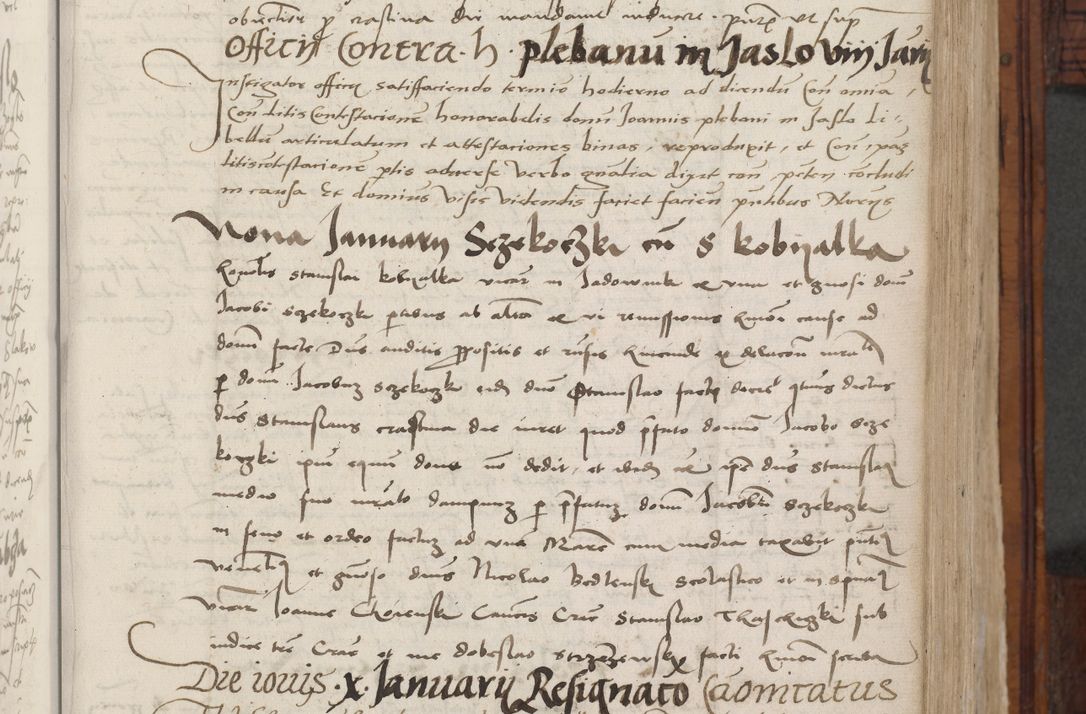 Zdjęcie nr 207 dla obiektu archiwalnego: Volumen III actorum episcopalium R.R.  Joannis Konarski episcopi Cracoviensis ex annis 18 I 1520-27 III 1524