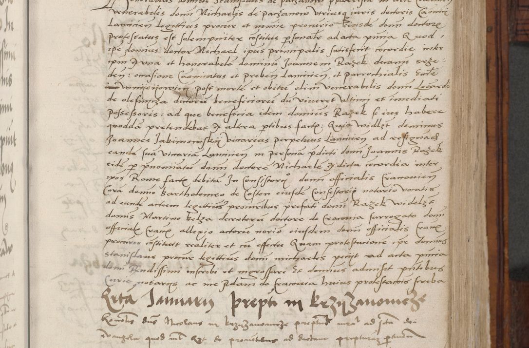 Zdjęcie nr 205 dla obiektu archiwalnego: Volumen III actorum episcopalium R.R.  Joannis Konarski episcopi Cracoviensis ex annis 18 I 1520-27 III 1524