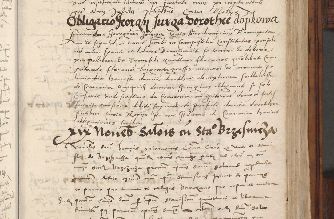 Zdjęcie nr 185 dla obiektu archiwalnego: Volumen III actorum episcopalium R.R.  Joannis Konarski episcopi Cracoviensis ex annis 18 I 1520-27 III 1524