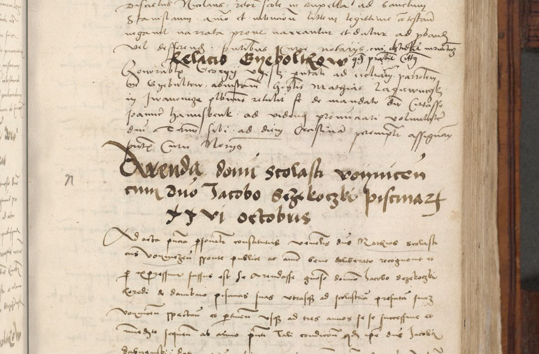 Zdjęcie nr 171 dla obiektu archiwalnego: Volumen III actorum episcopalium R.R.  Joannis Konarski episcopi Cracoviensis ex annis 18 I 1520-27 III 1524