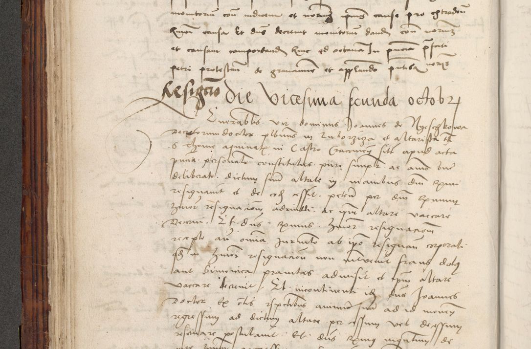 Zdjęcie nr 166 dla obiektu archiwalnego: Volumen III actorum episcopalium R.R.  Joannis Konarski episcopi Cracoviensis ex annis 18 I 1520-27 III 1524