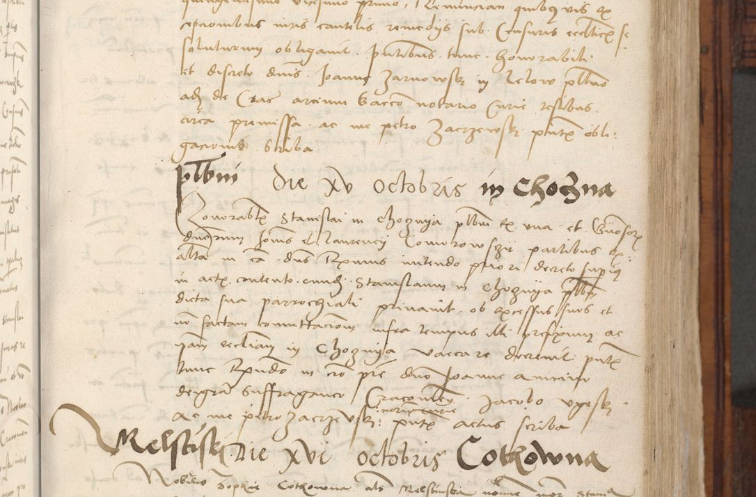 Zdjęcie nr 163 dla obiektu archiwalnego: Volumen III actorum episcopalium R.R.  Joannis Konarski episcopi Cracoviensis ex annis 18 I 1520-27 III 1524
