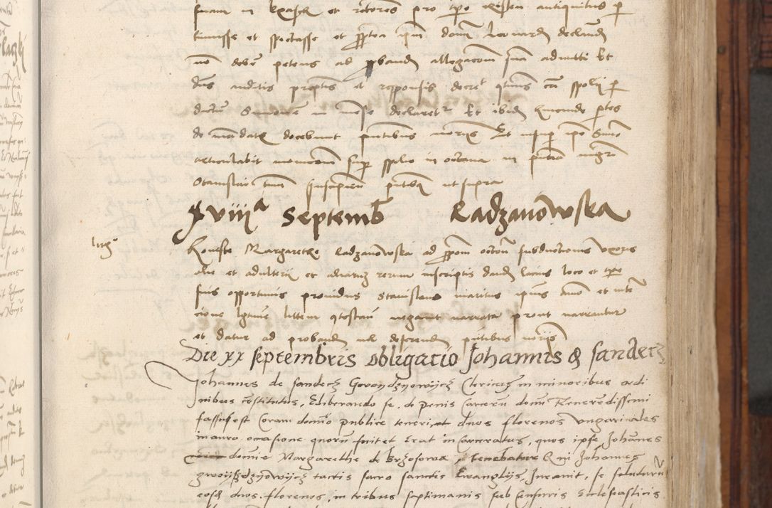 Zdjęcie nr 147 dla obiektu archiwalnego: Volumen III actorum episcopalium R.R.  Joannis Konarski episcopi Cracoviensis ex annis 18 I 1520-27 III 1524