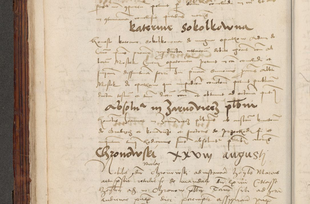 Zdjęcie nr 138 dla obiektu archiwalnego: Volumen III actorum episcopalium R.R.  Joannis Konarski episcopi Cracoviensis ex annis 18 I 1520-27 III 1524