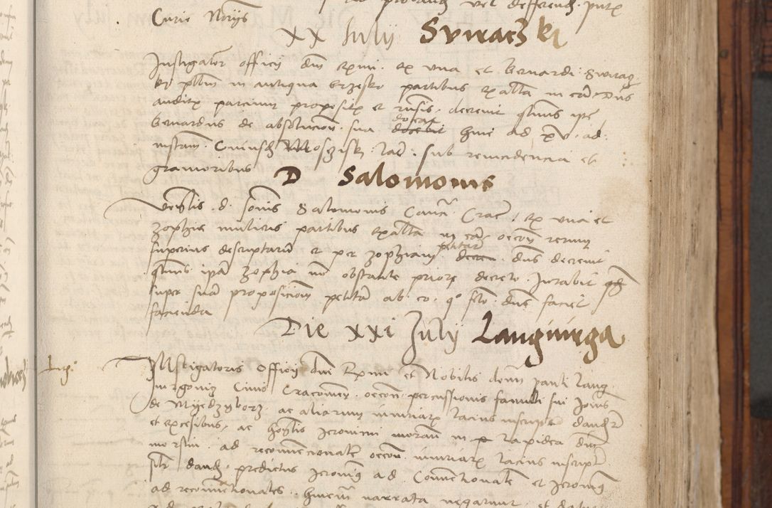 Zdjęcie nr 121 dla obiektu archiwalnego: Volumen III actorum episcopalium R.R.  Joannis Konarski episcopi Cracoviensis ex annis 18 I 1520-27 III 1524