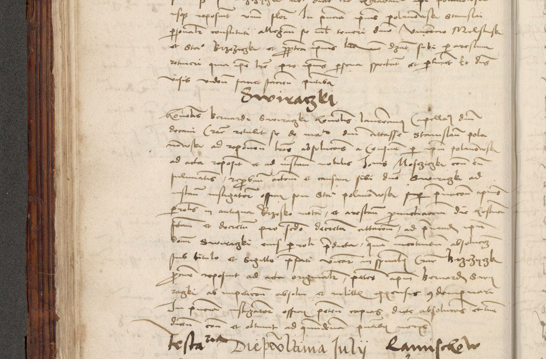 Zdjęcie nr 124 dla obiektu archiwalnego: Volumen III actorum episcopalium R.R.  Joannis Konarski episcopi Cracoviensis ex annis 18 I 1520-27 III 1524