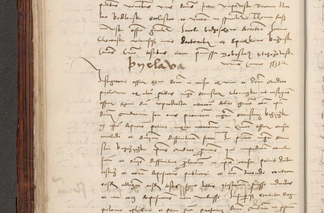 Zdjęcie nr 116 dla obiektu archiwalnego: Volumen III actorum episcopalium R.R.  Joannis Konarski episcopi Cracoviensis ex annis 18 I 1520-27 III 1524