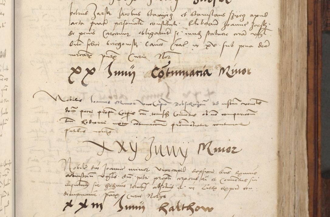 Zdjęcie nr 101 dla obiektu archiwalnego: Volumen III actorum episcopalium R.R.  Joannis Konarski episcopi Cracoviensis ex annis 18 I 1520-27 III 1524