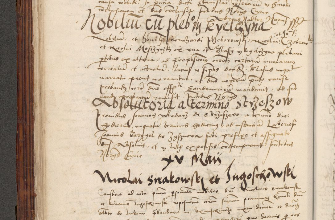 Zdjęcie nr 80 dla obiektu archiwalnego: Volumen III actorum episcopalium R.R.  Joannis Konarski episcopi Cracoviensis ex annis 18 I 1520-27 III 1524